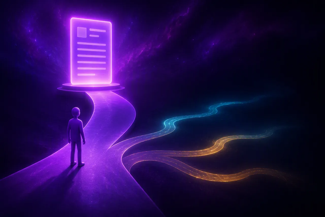 One polished answer One polished answer. AI makes the first list look finished. Fluency is the human path the model did not pick.