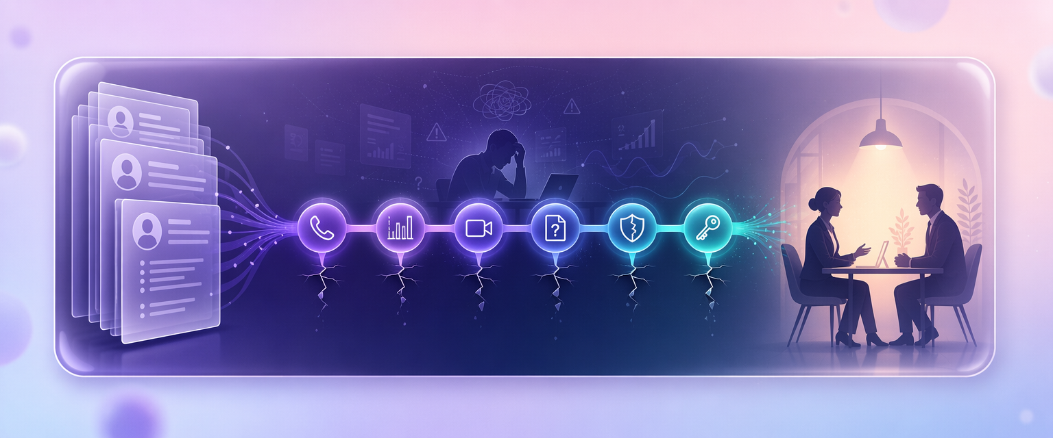 Phone screens, personality tests, and AI video interviews: why the pre-interview step is breaking