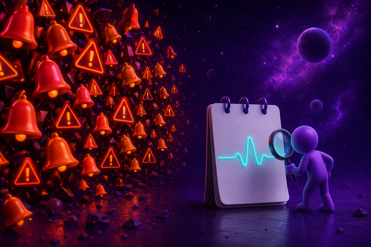 Alert theater Alert theater. Two hundred pings can feel like insight. Pattern recognition is the one repeat worth verifying before you wake the team.