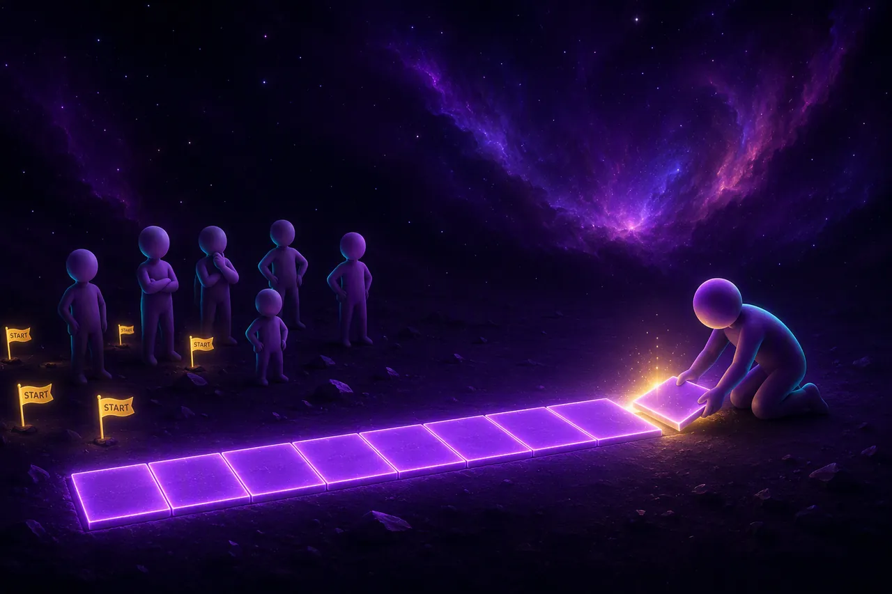 The last mile is the whole job The last mile is the whole job. Some people collect kickoffs and cheer at start lines. Task mastery is placing the final piece so the next person can walk forward without guessing.