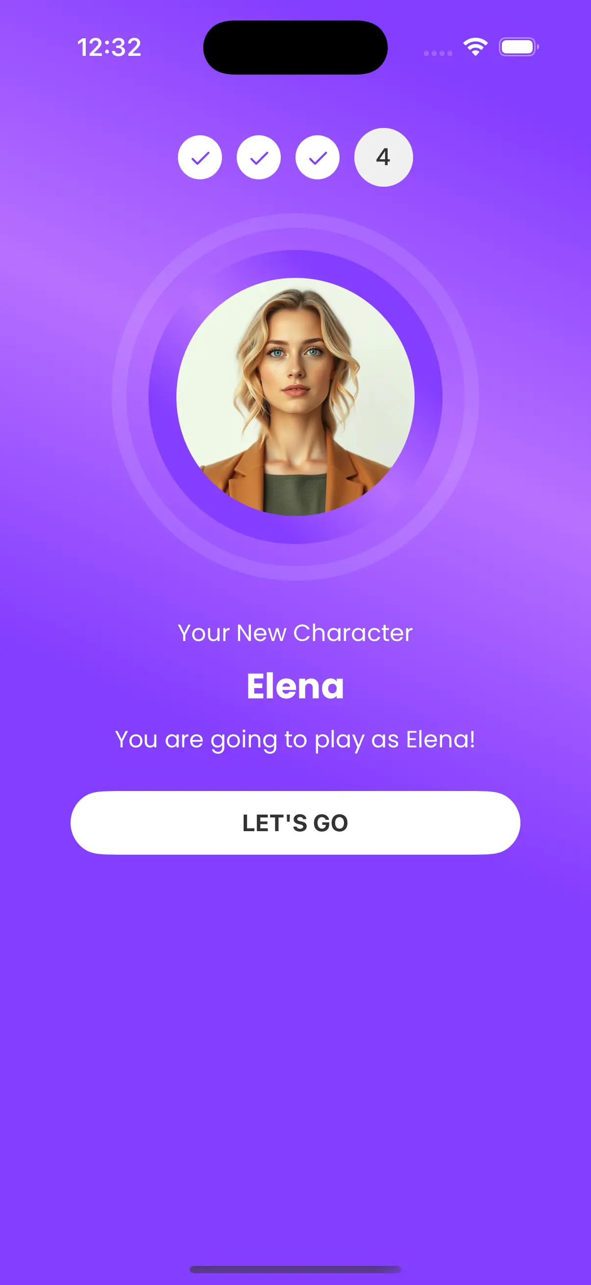 Starting by creating a character